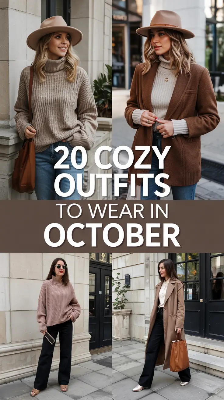 Cozy Outfits to Wear in October 2025: Chic & Warm Looks for Every Occasion