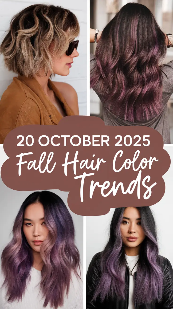 October 2025 Fall Hair Color Trends: Fresh Ideas for Blondes, Brunettes & More