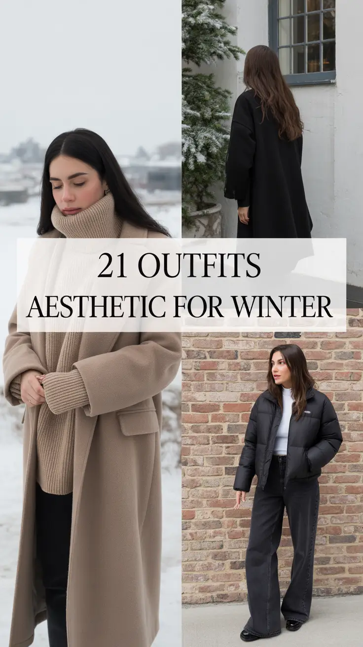 Outfits Aesthetic for Winter 2025 – 2026: Classy, Cozy & Cute Looks