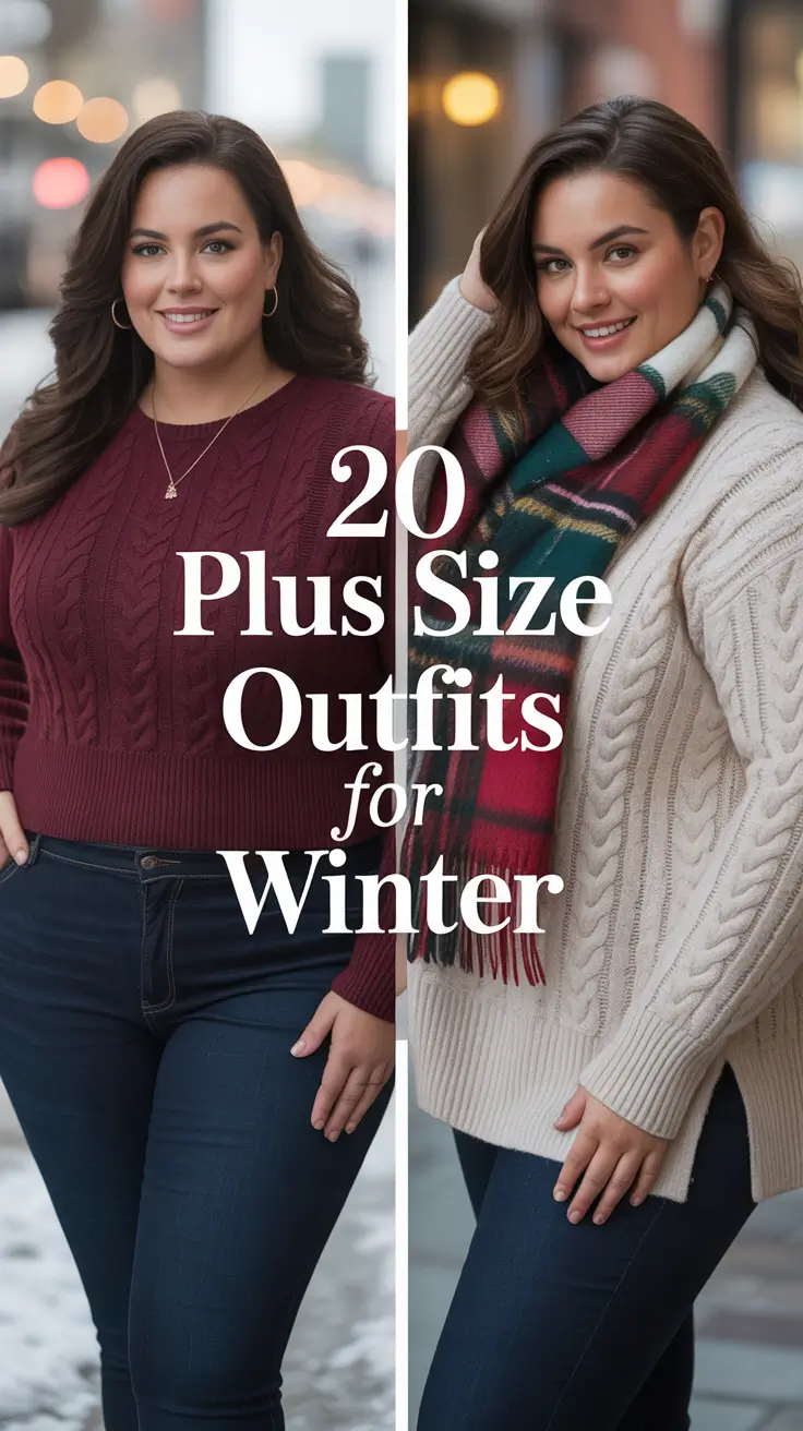 Plus Size Outfits for Winter 2025 / 2026: Trendy & Elegant Inspiration for Women