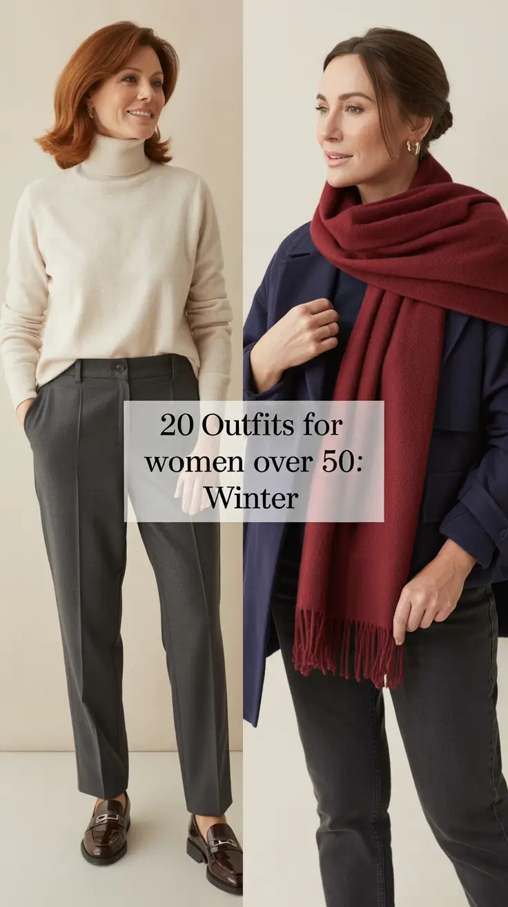 Outfits for Women Over 50: Winter 2025 / 2026 – Classy & Stylish Looks