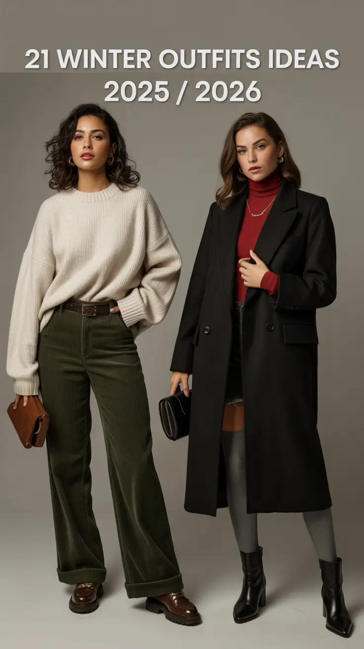 Winter Outfits Ideas 2025 / 2026: Cozy, Chic & Classy Looks for Women