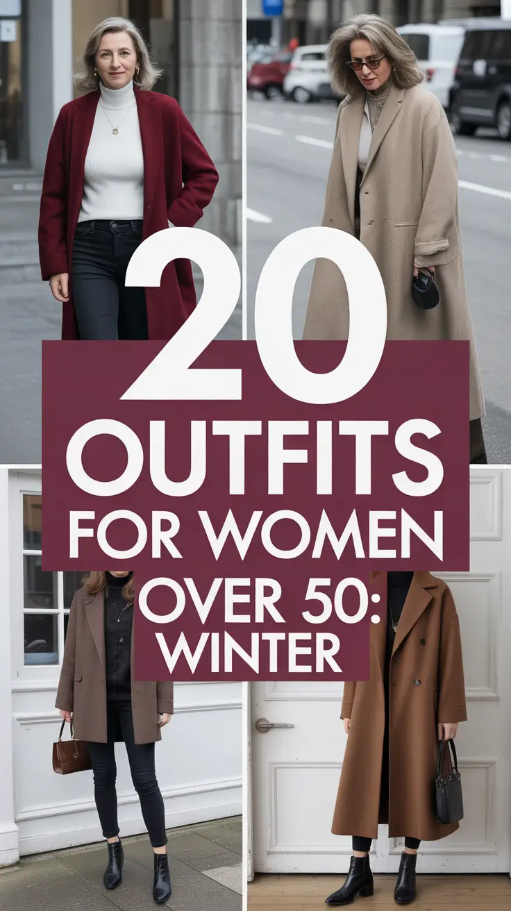 Outfits for Women Over 50: Winter 2025 / 2026 – Classy & Stylish Looks