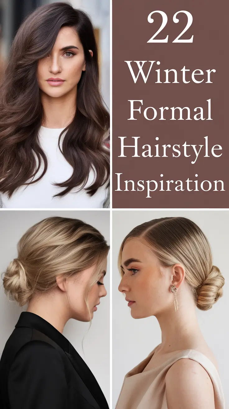 Winter 2025–2026 Formal Hairstyle Inspiration: Cute, Easy & Elegant Looks for Every Hair Length