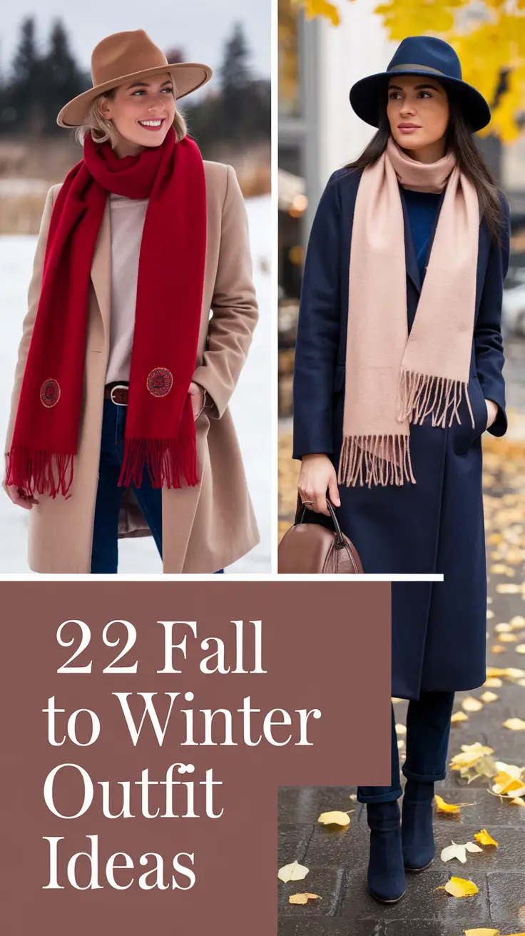 Fall to Winter 2025 Outfit Ideas: Chic & Casual Looks for Women