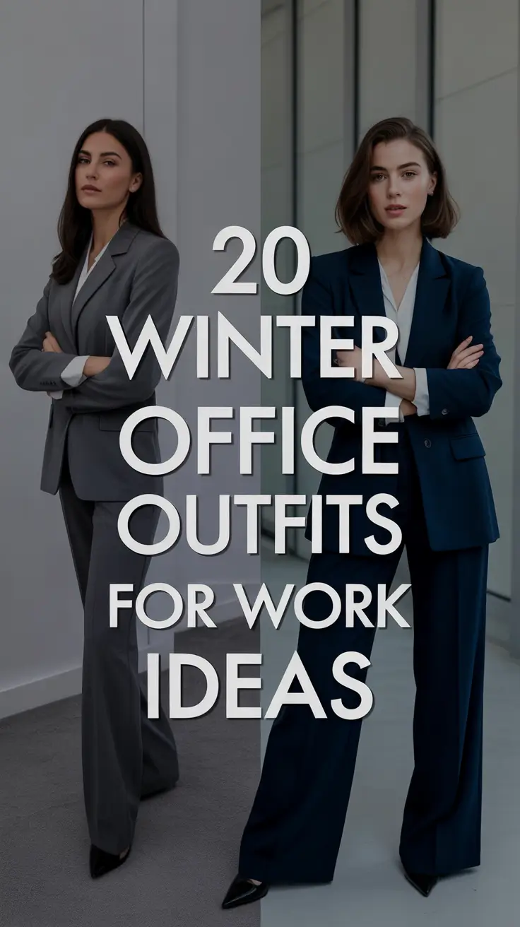 Winter Office Outfits for Work Ideas 2025 – 2026: Classy, Chic & Cozy Inspo for Women