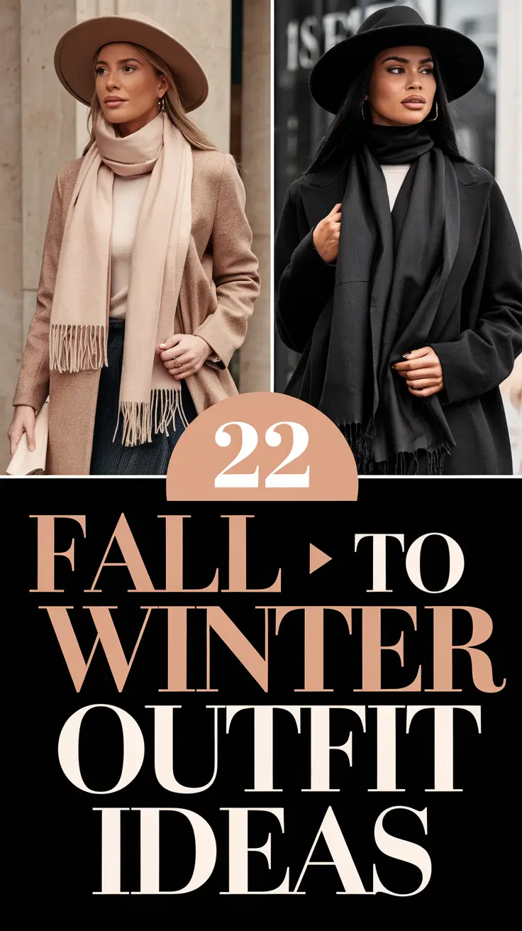 Fall to Winter 2025 Outfit Ideas: Chic & Casual Looks for Women