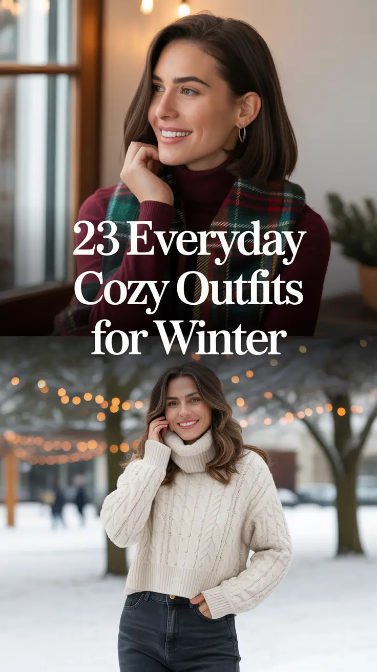 Everyday Cozy Outfits for Winter 2025 / 2026 – Cute & Comfy Ideas with Coats