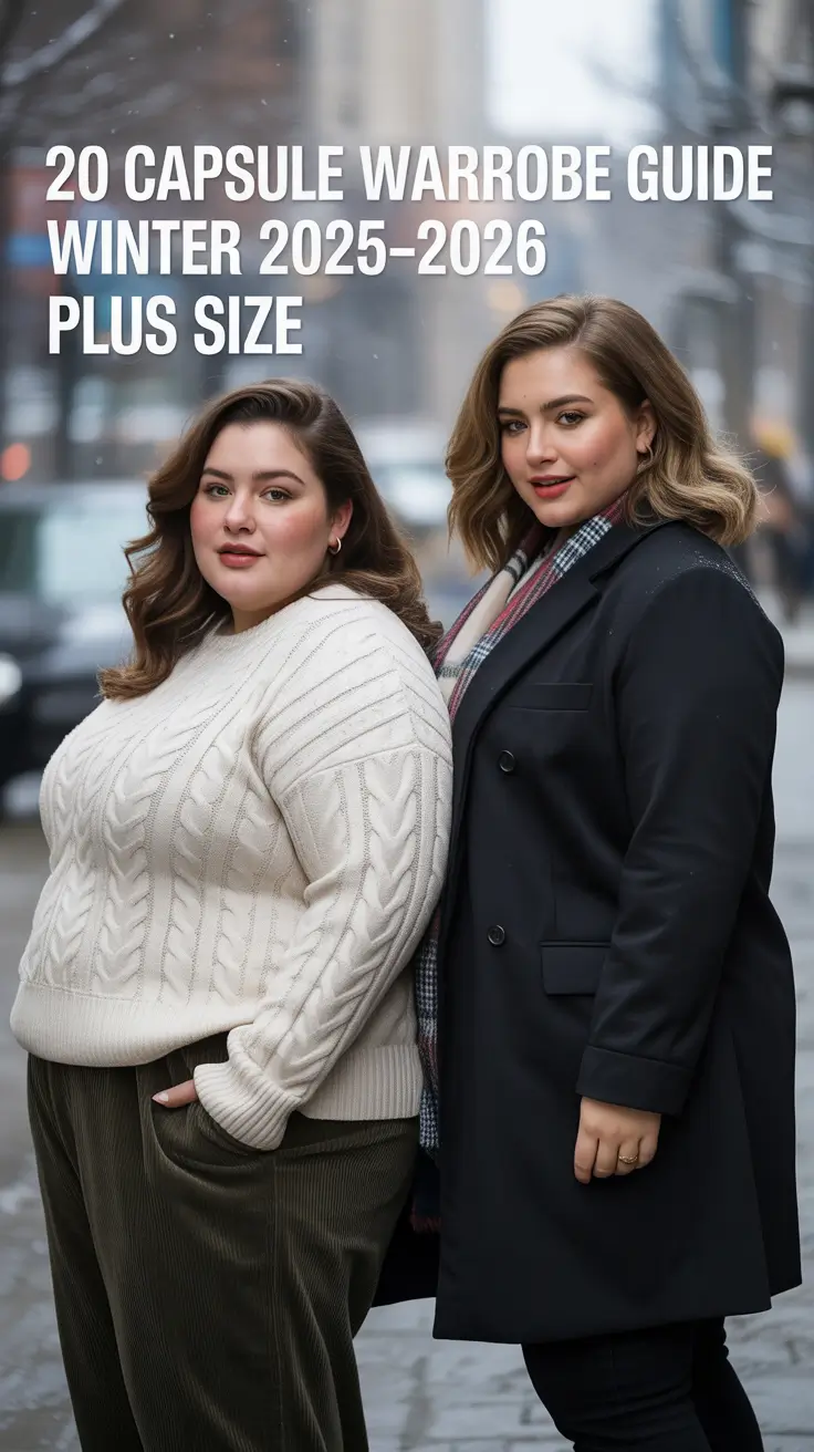 Capsule Wardrobe Guide Winter 2025–2026 Plus Size: Minimalist Essentials for Effortless Style