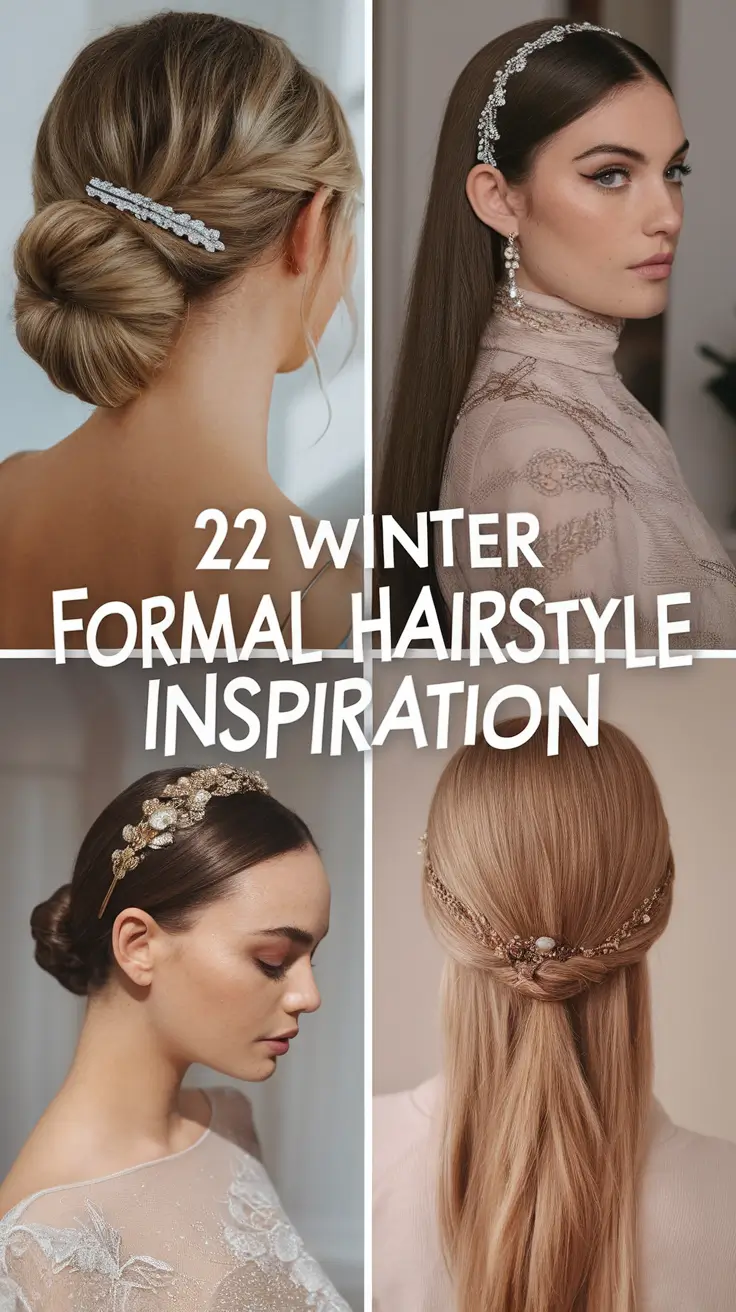 Winter 2025–2026 Formal Hairstyle Inspiration: Cute, Easy & Elegant Looks for Every Hair Length
