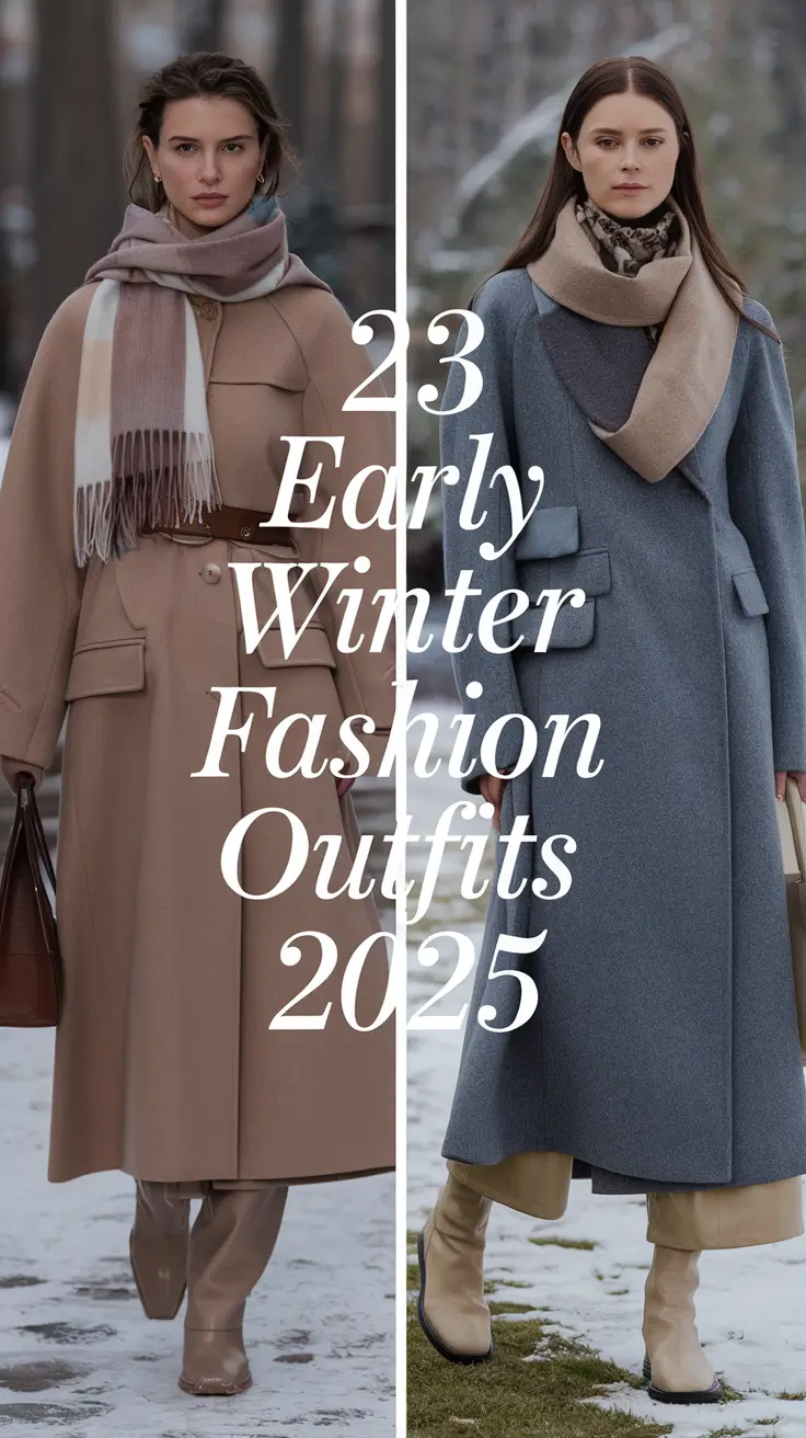 Early Winter Fashion Outfits 2025: Cute & Casual Style Inspiration for Women