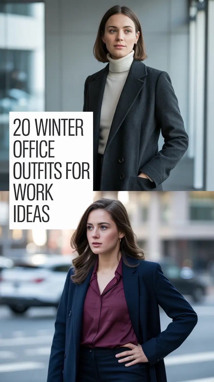 Winter Office Outfits for Work Ideas 2025 – 2026: Classy, Chic & Cozy Inspo for Women