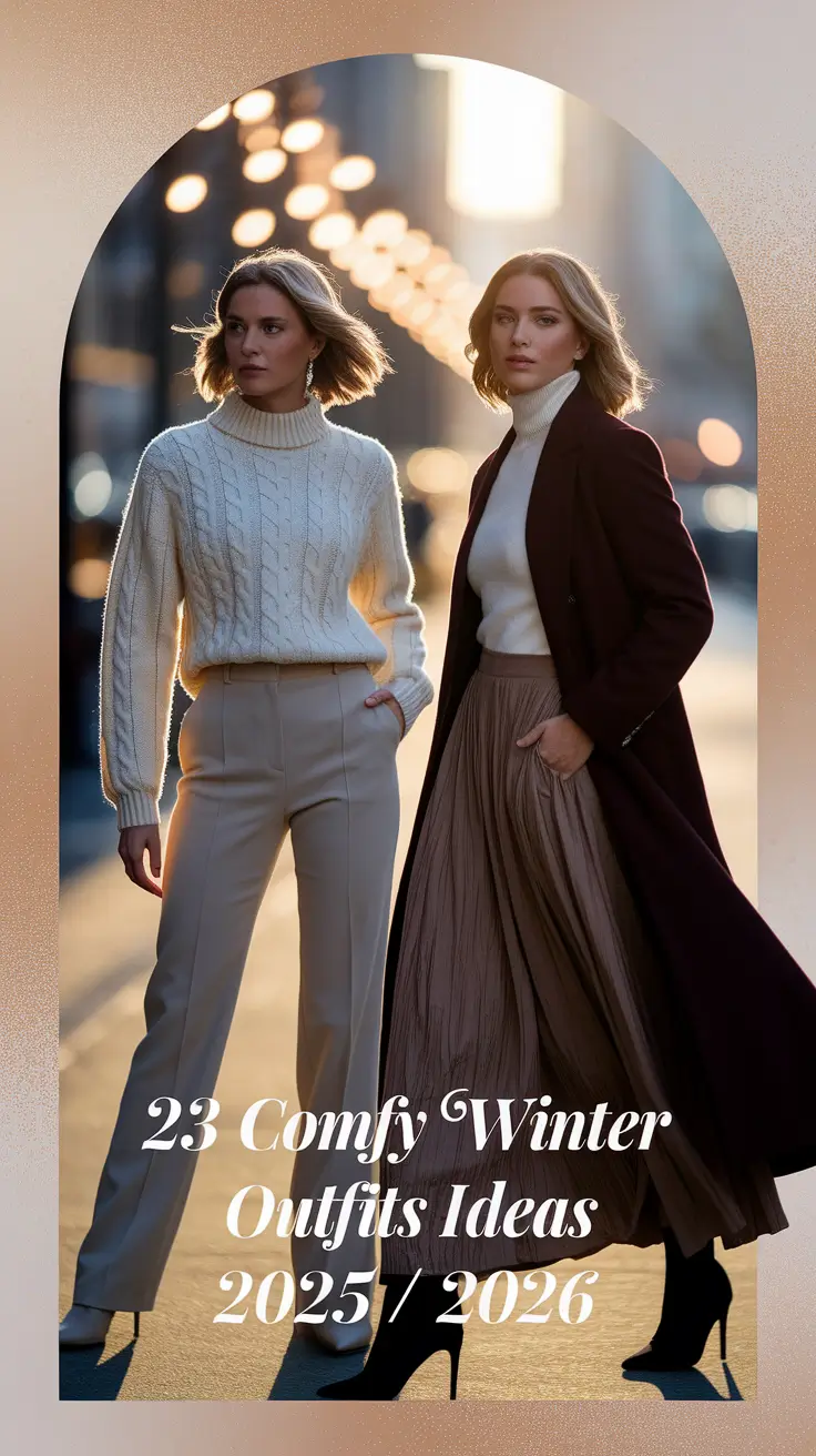 Comfy Winter Outfits Ideas 2025 / 2026: Cozy, Cute & Casual Lazy Days Inspo