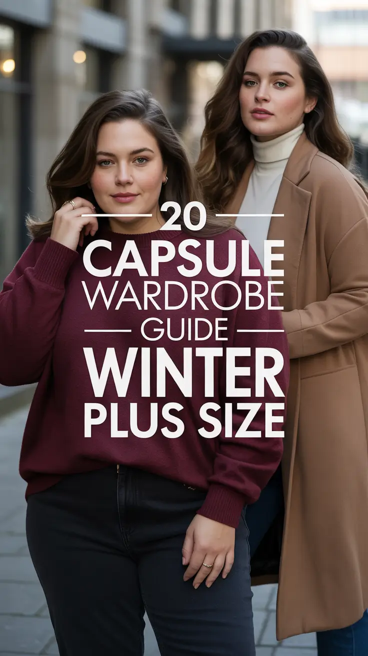 Capsule Wardrobe Guide Winter 2025–2026 Plus Size: Minimalist Essentials for Effortless Style