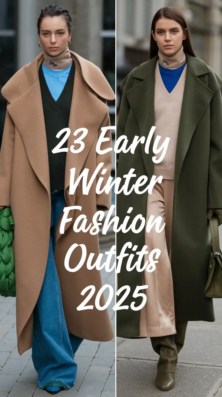 Early Winter Fashion Outfits 2025: Cute & Casual Style Inspiration for Women