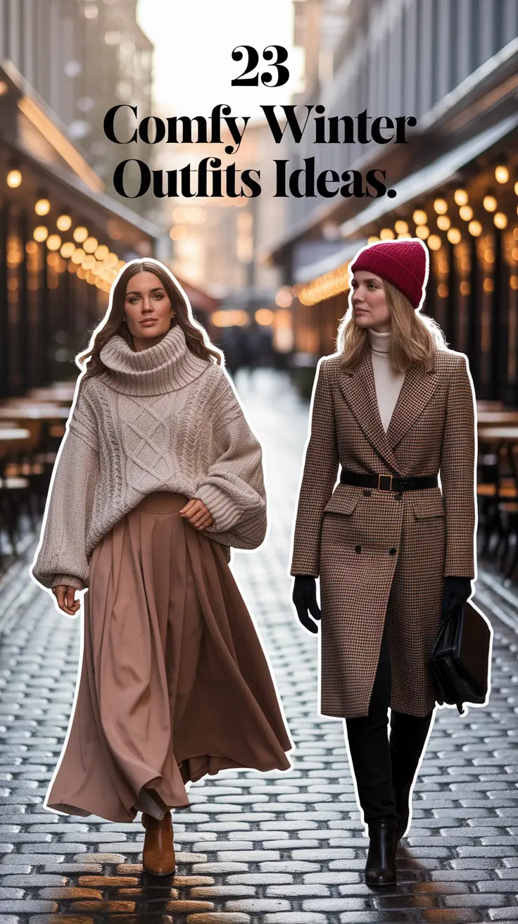 Comfy Winter Outfits Ideas 2025 / 2026: Cozy, Cute & Casual Lazy Days Inspo