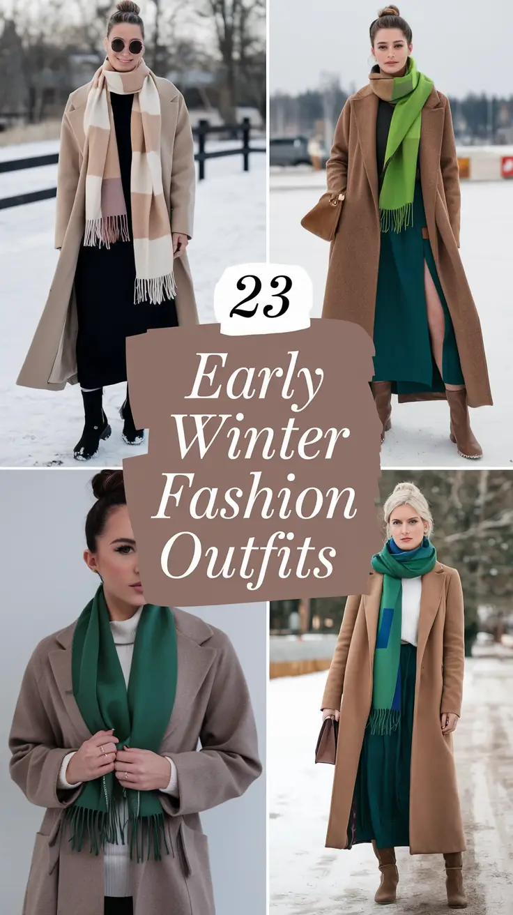Early Winter Fashion Outfits 2025: Cute & Casual Style Inspiration for Women