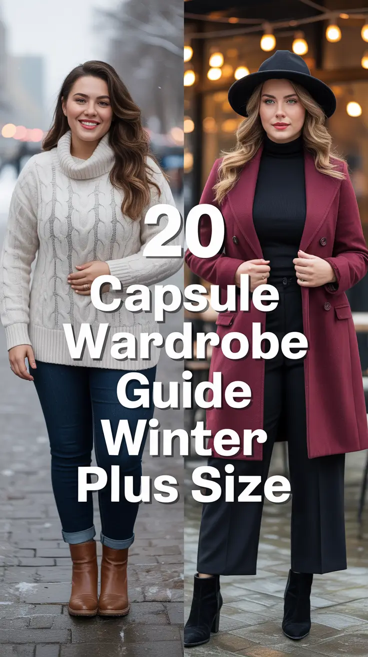 Capsule Wardrobe Guide Winter 2025–2026 Plus Size: Minimalist Essentials for Effortless Style