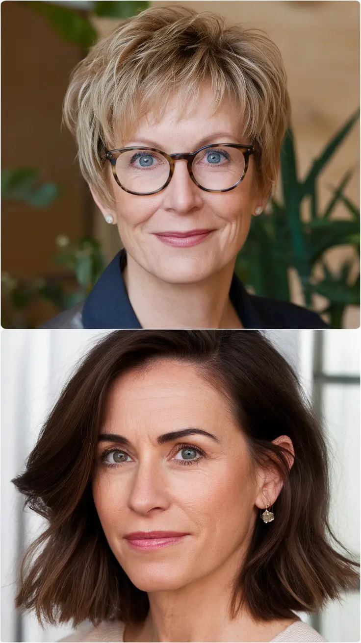 Winter Hairstyles & Color 2025–2026 for Women Over 40: Modern, Elegant & Trending Cuts