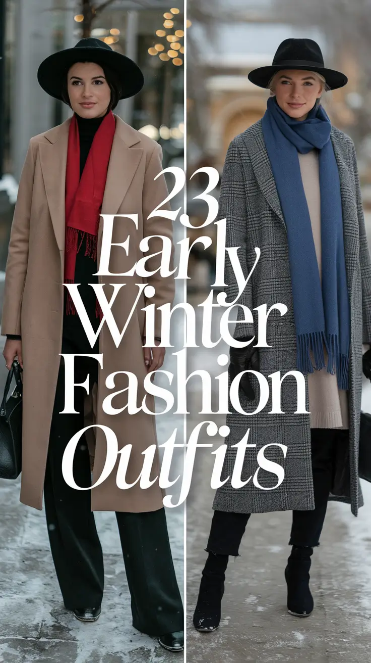 Early Winter Fashion Outfits 2025: Cute & Casual Style Inspiration for Women