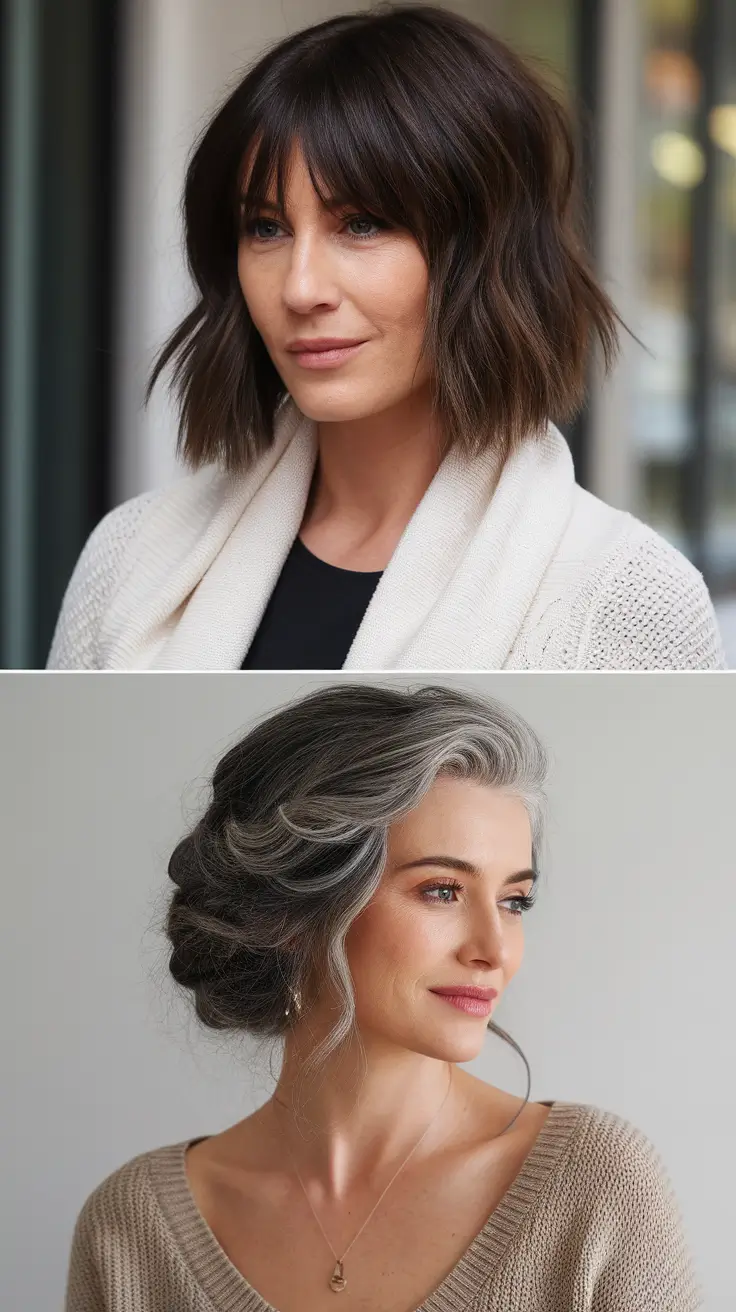 Winter Hairstyles & Color 2025–2026 for Women Over 40: Modern, Elegant & Trending Cuts