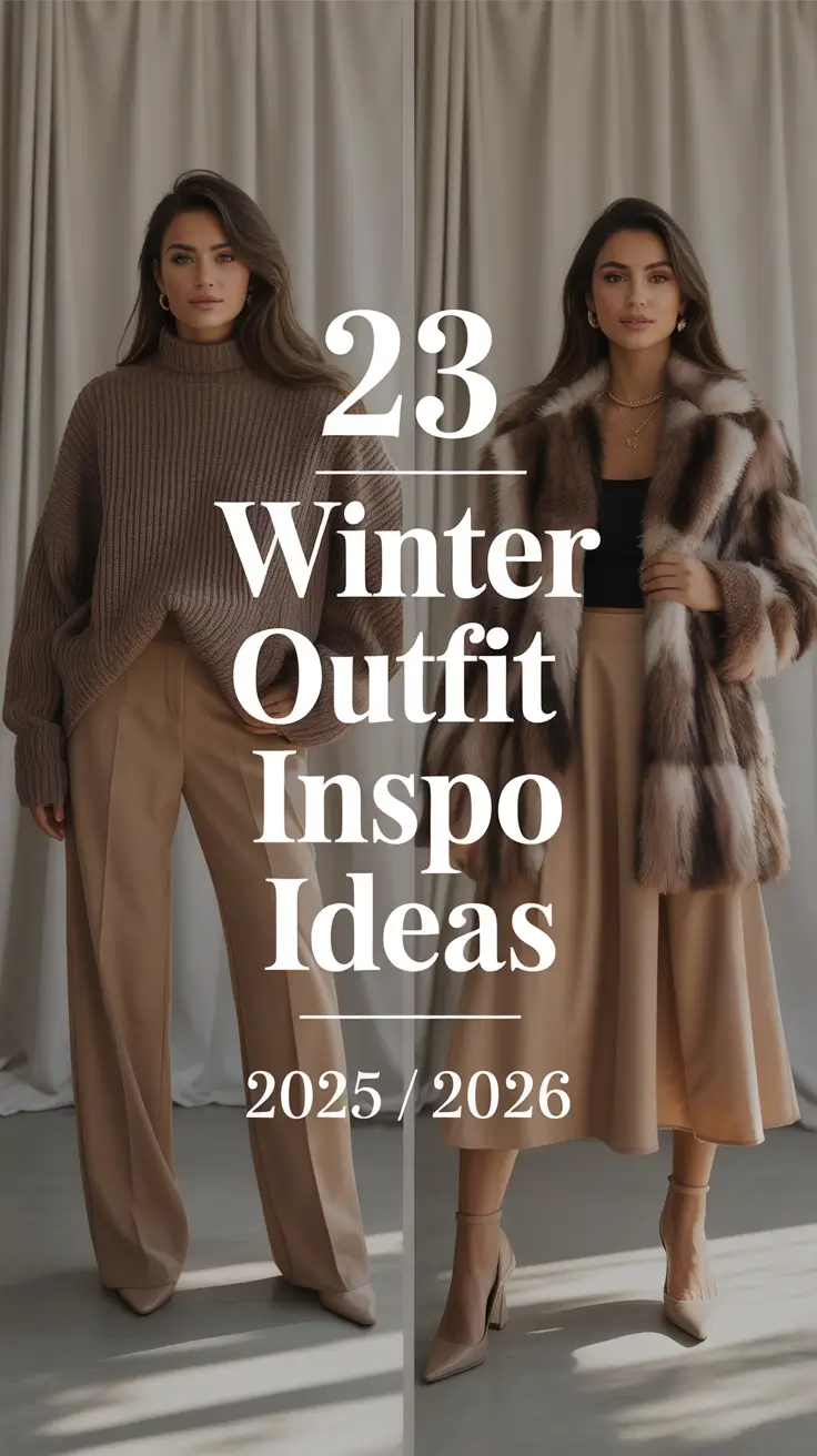 Winter Outfit Inspo Ideas 2025 / 2026: Street Style & Casual Chic Looks