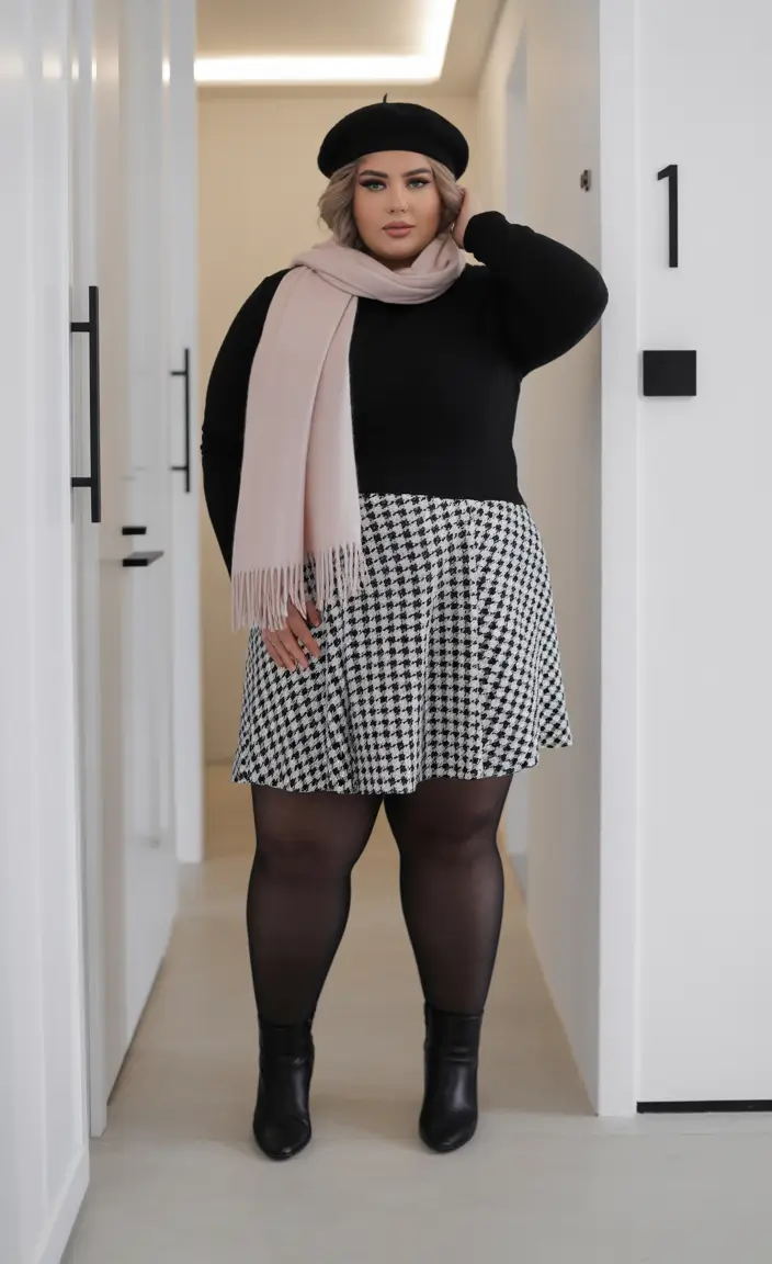 Plus Size Outfits for Winter 2025 / 2026 Parisian-Inspired Playfulness