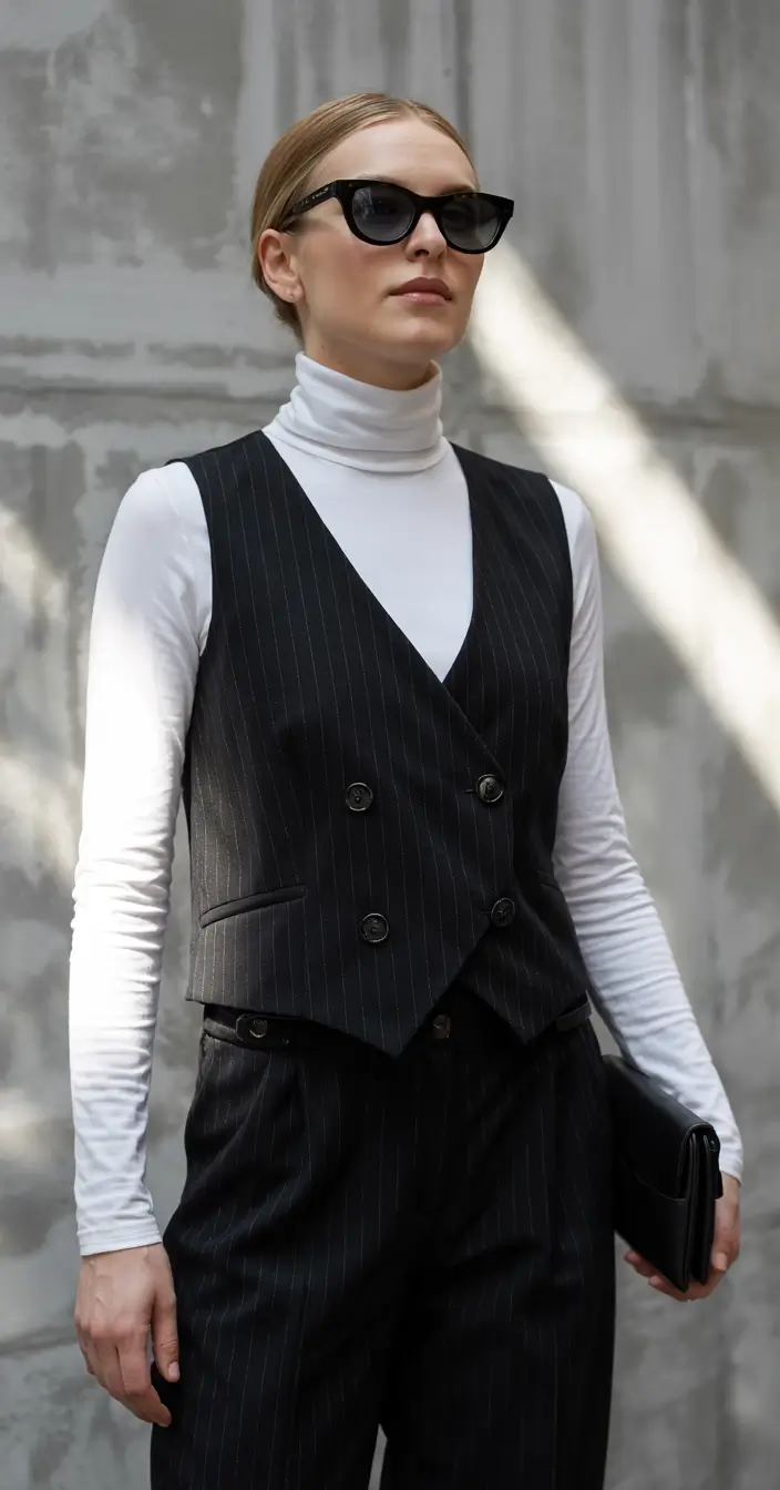 Trendy Outfit for Winter 2025 / 2026 Sharp Tailoring with a Minimalist Edge