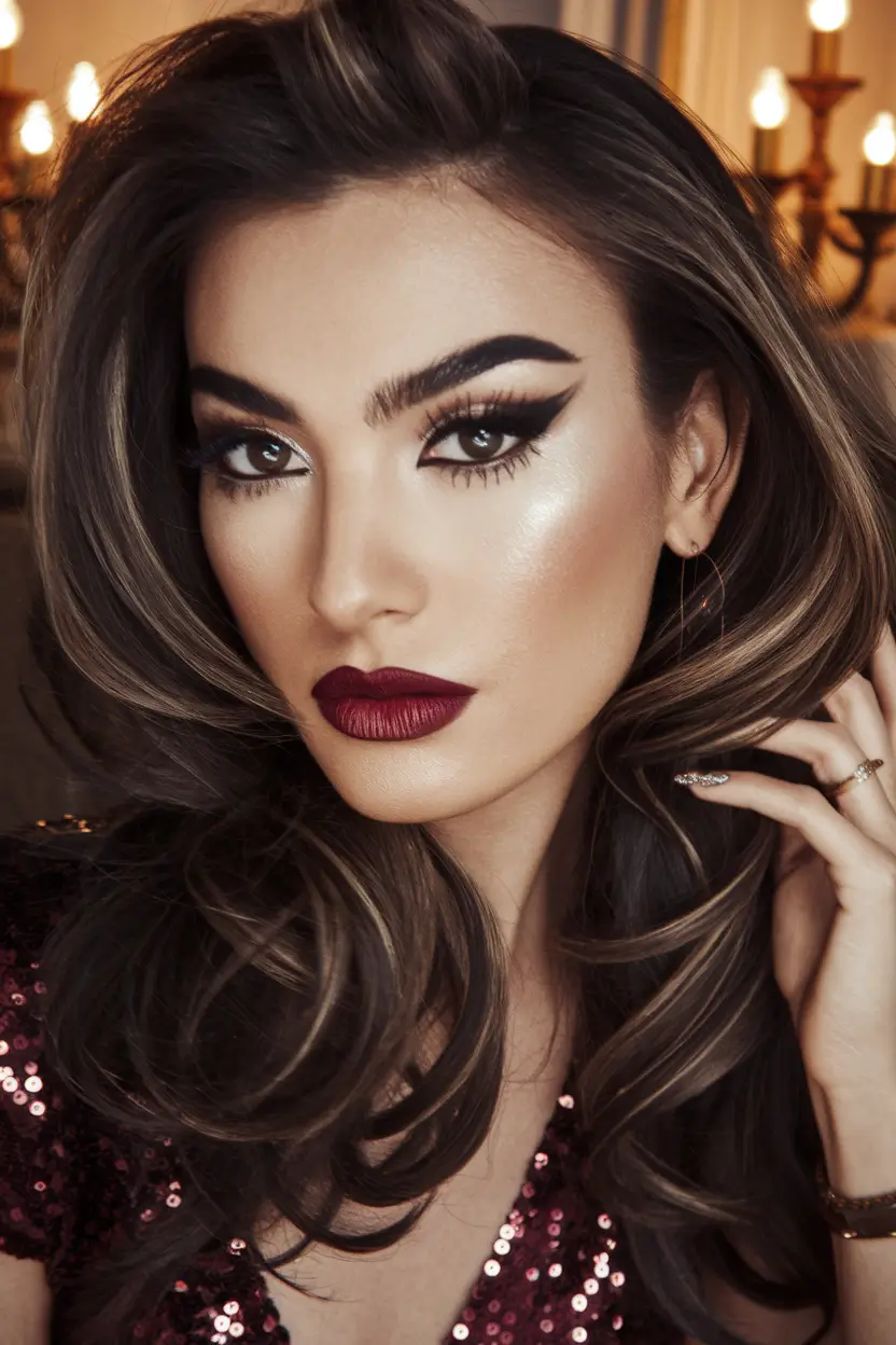 Winter 2025 / 2026: Cute Hairstyle Ideas Voluminous Winter Glam