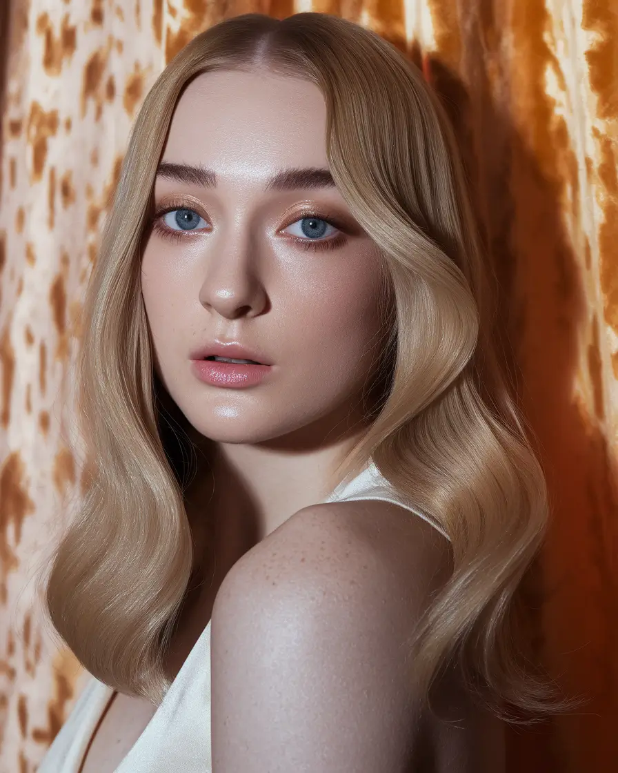 Winter 2025 / 2026: Cute Hairstyle Ideas Sleek and Minimal Center Waves