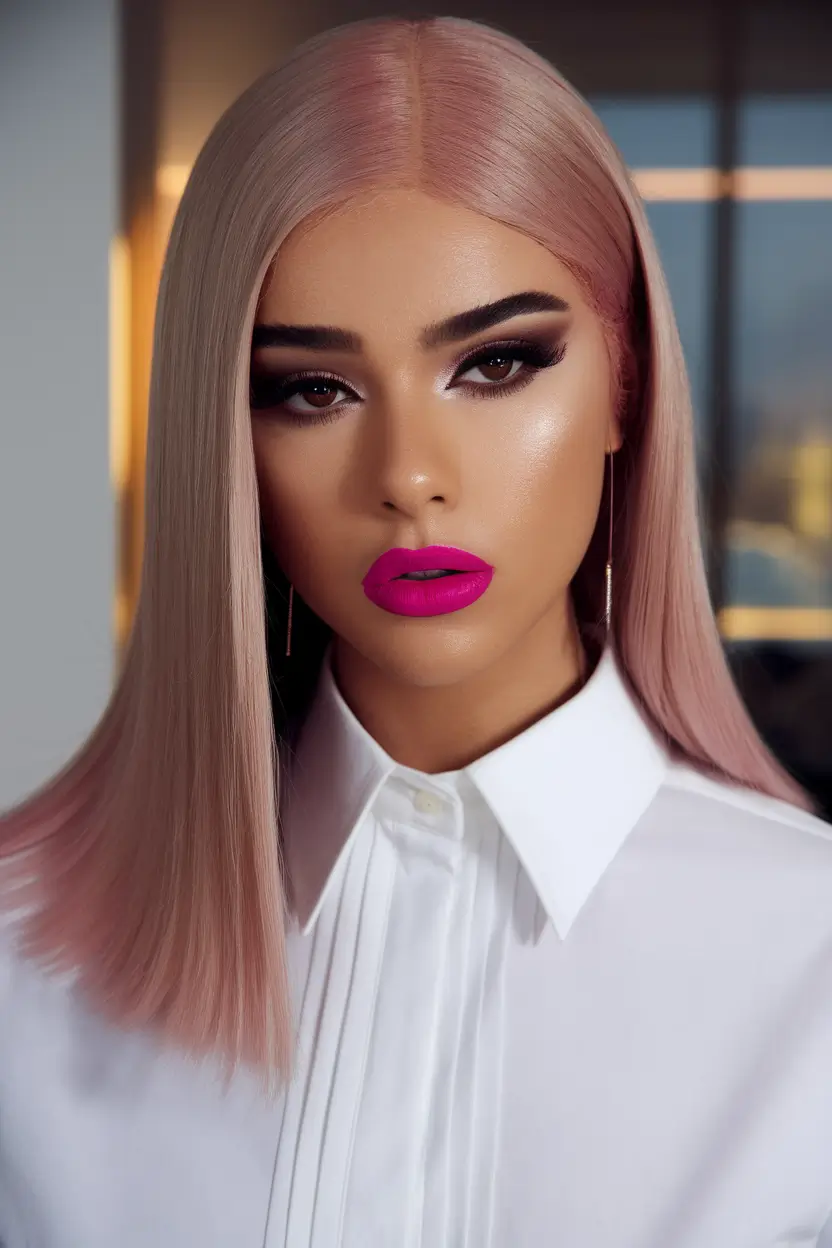 Winter 2025 / 2026: Cute Hairstyle Ideas Pastel Sleek Perfection