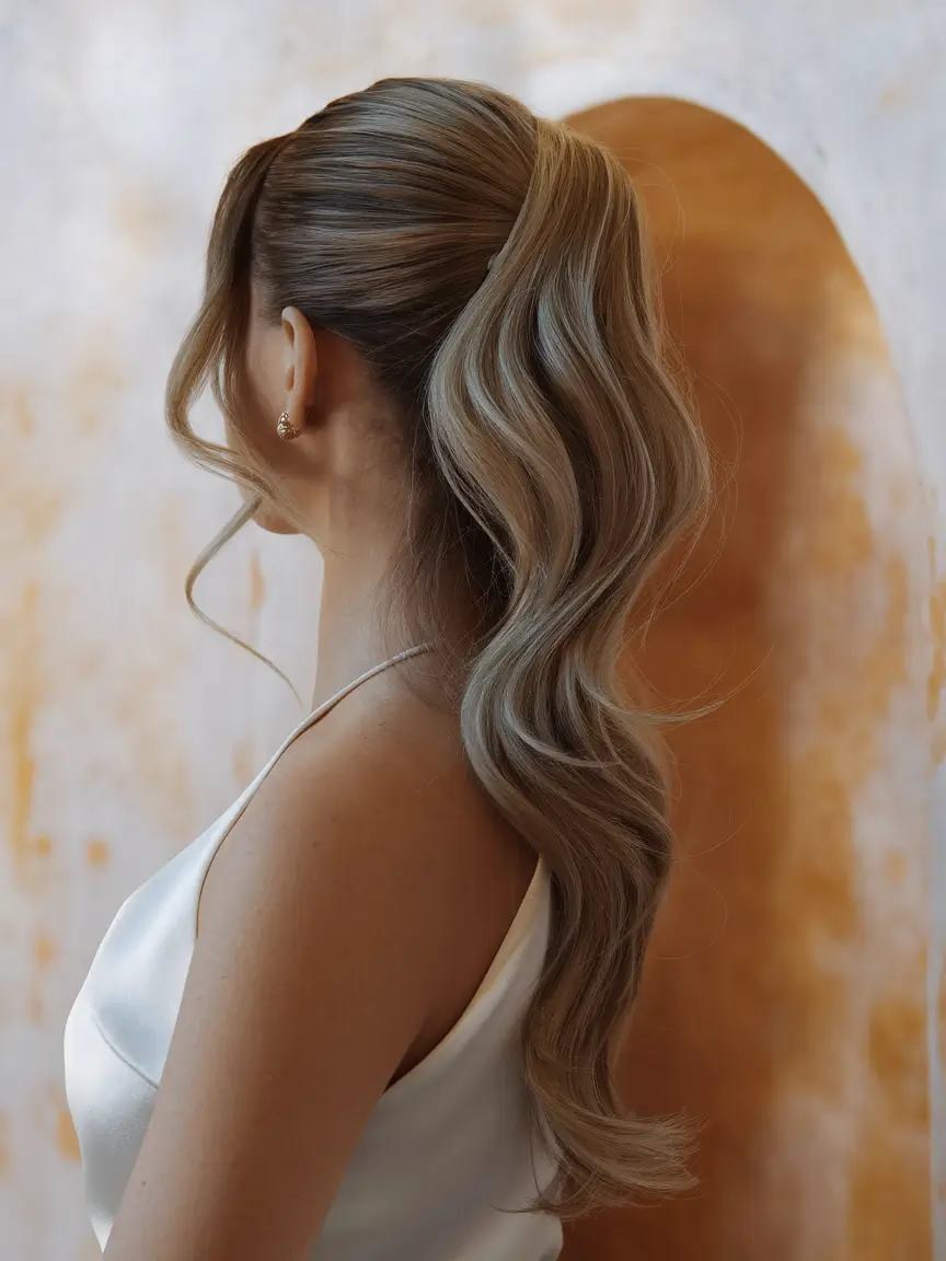 Winter 2025 / 2026: Cute Hairstyle Ideas Polished Winter Ponytail