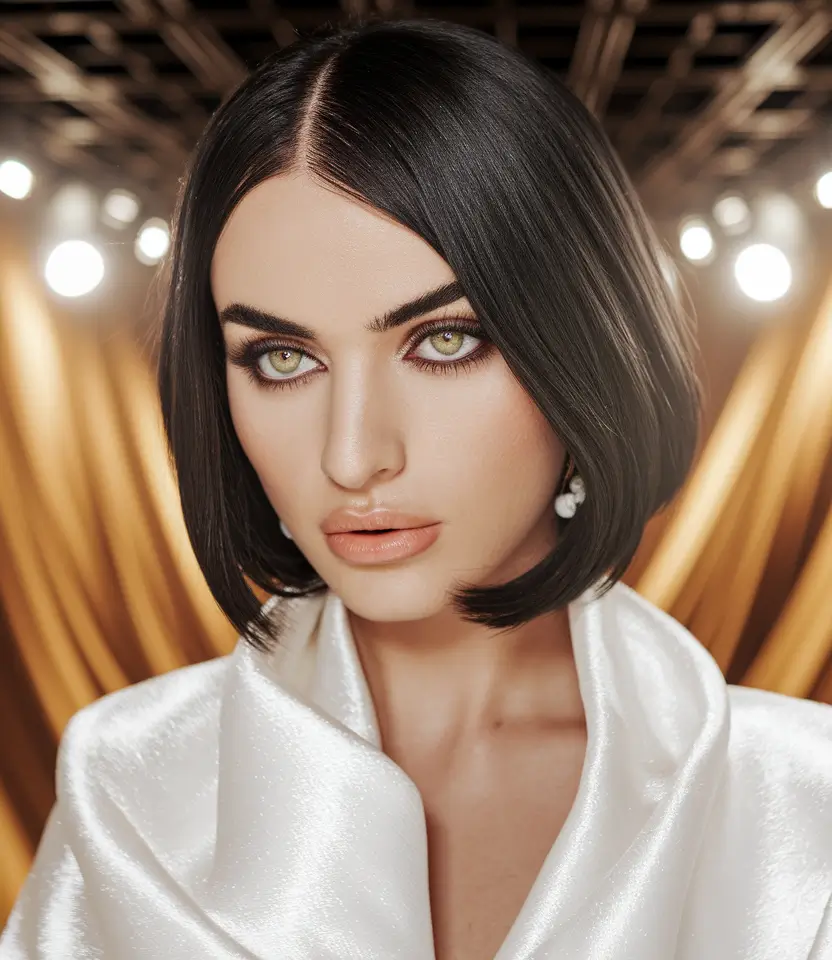 Winter 2025 / 2026: Cute Hairstyle Ideas Glossy Winter Bob