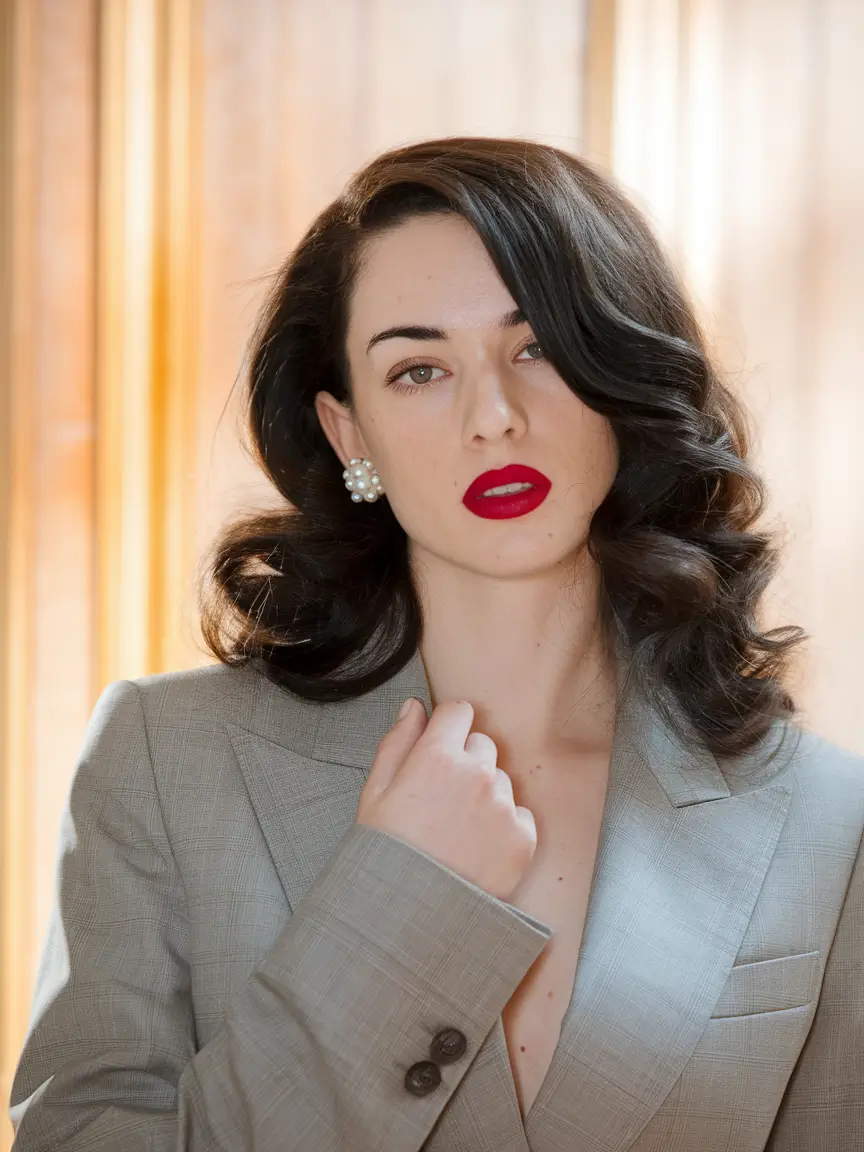 Winter 2025-2026 Formal Hairstyle Inspiration Retro Glam Waves