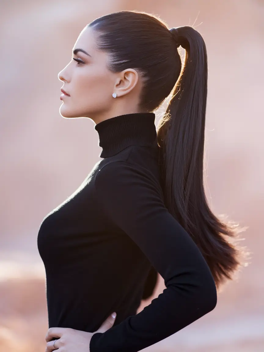 Winter 2025-2026 Formal Hairstyle Inspiration Sleek High Ponytail