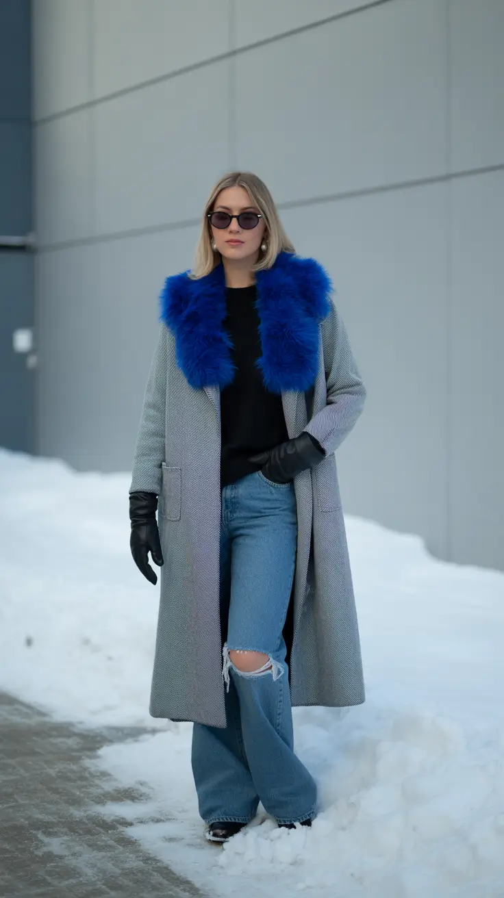 Winter 2025-2026: going out outfit ideas Blue Accents, Classic Base