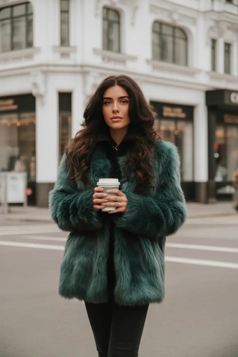 Winter 2025-2026: going out outfit ideas Emerald Luxe for the Night