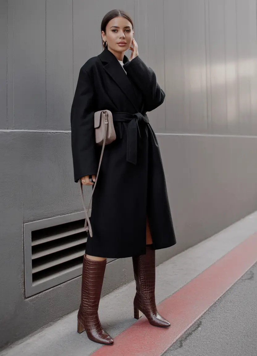 Winter business casual Work Outfits 2025 - 2026 Style Guide Modern Coat Sophistication