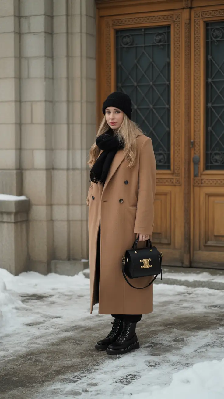 Winter Capsule Wardrobe for Women 2025 - 2026 Classic Camel for Snowy Days