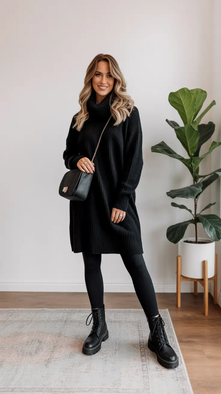 Winter Capsule Wardrobe for Women 2025 - 2026 Cozy Knitted Dress for Everyday Wear