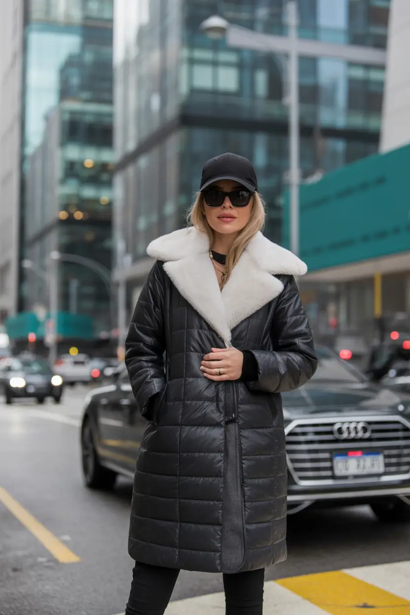 winter fits ideas 2025 / 2026 City Sleek Edge