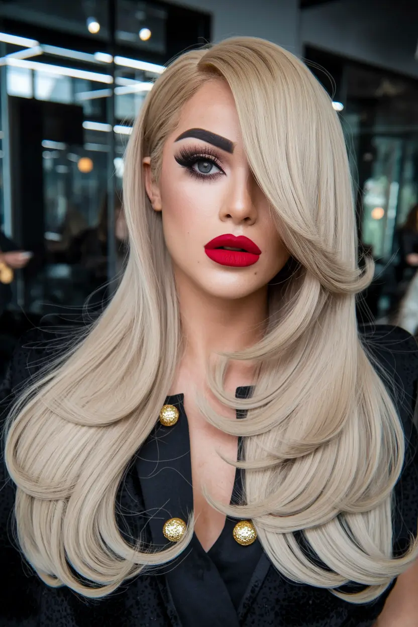 Winter Hairstyles 2025-2026 Trends & Ideas Layered Blonde with Luxe Volume