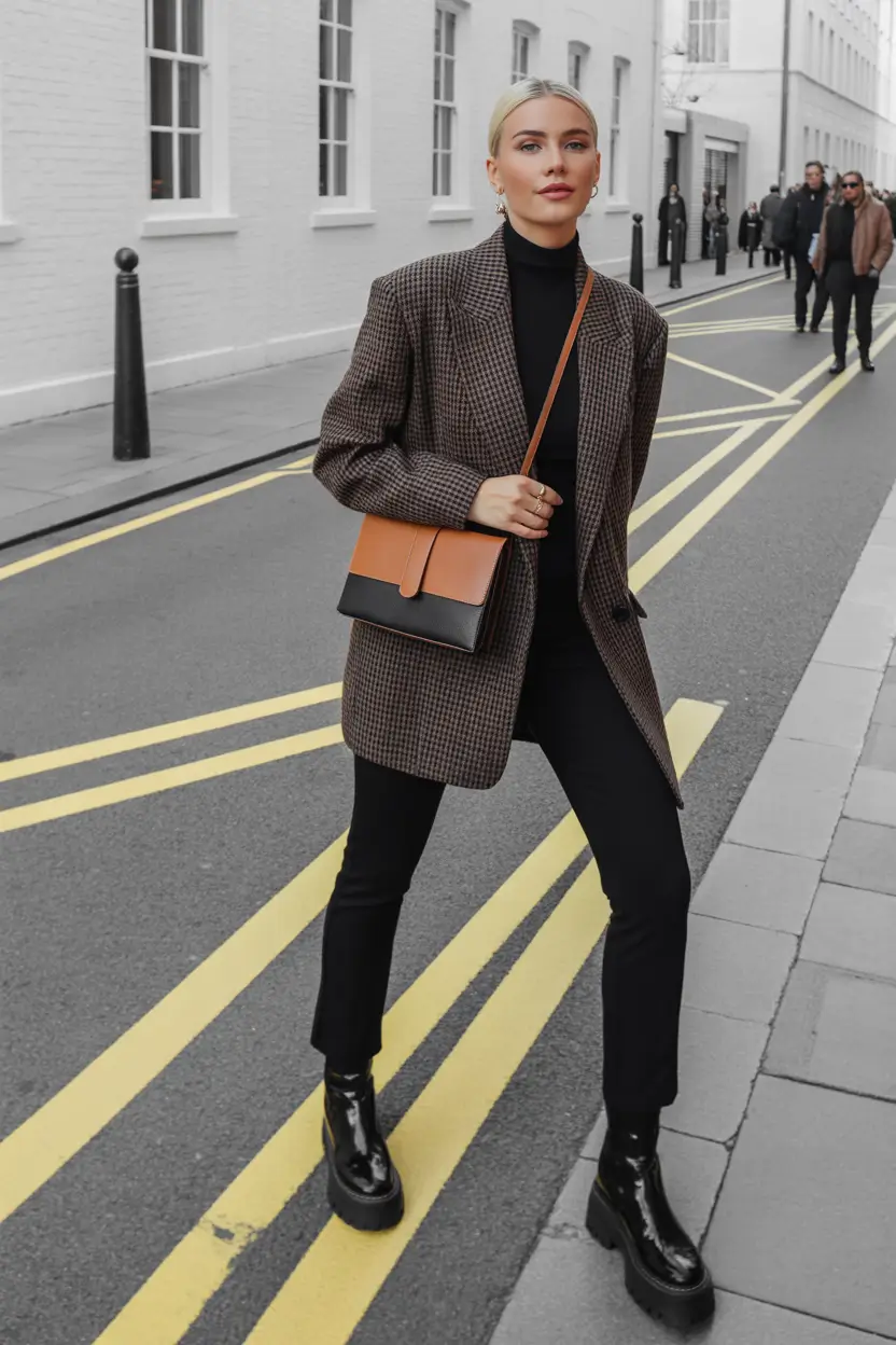 winter office outfits for work ideas 2025 - 2026 Sharp Blazer Energy