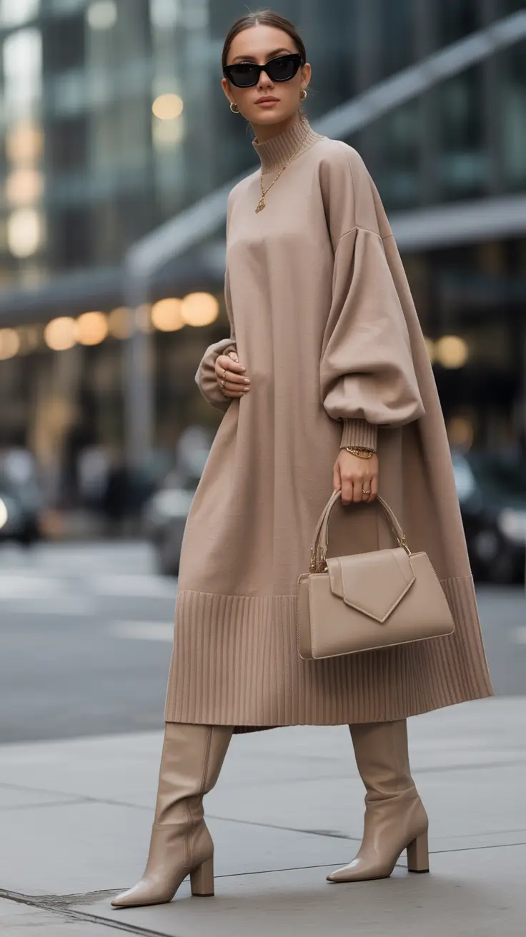 winter office outfits for work ideas 2025 - 2026 Monochrome Minimalism