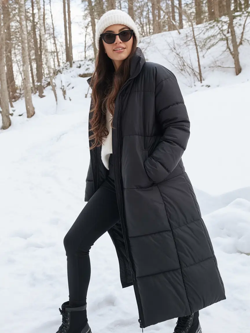 winter outfit inspo ideas 2025 / 2026 Sleek Mountain Minimalism