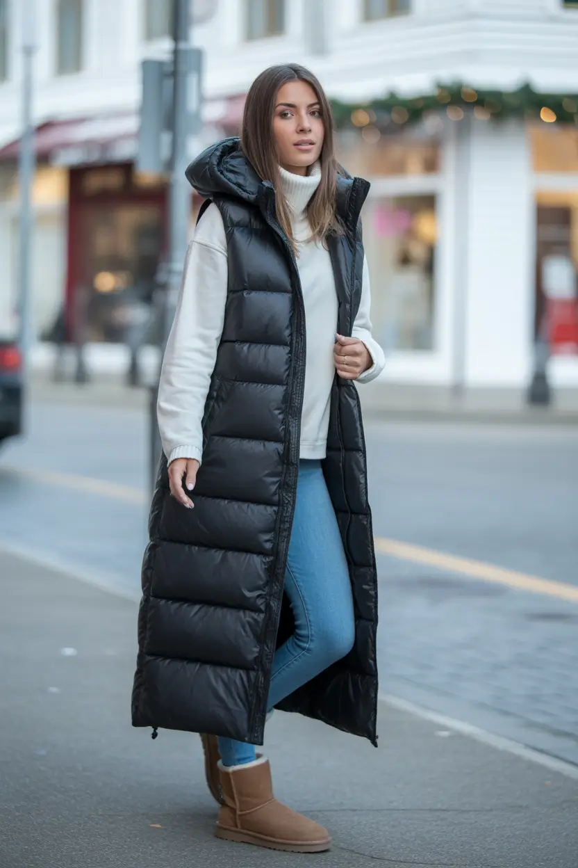 winter outfit inspo ideas 2025 / 2026 Cozy Puffer Vest Vibes