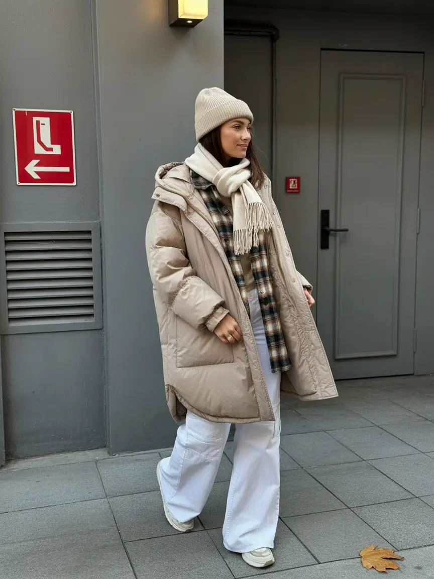 winter outfit inspo ideas 2025 / 2026 Layered Neutrals