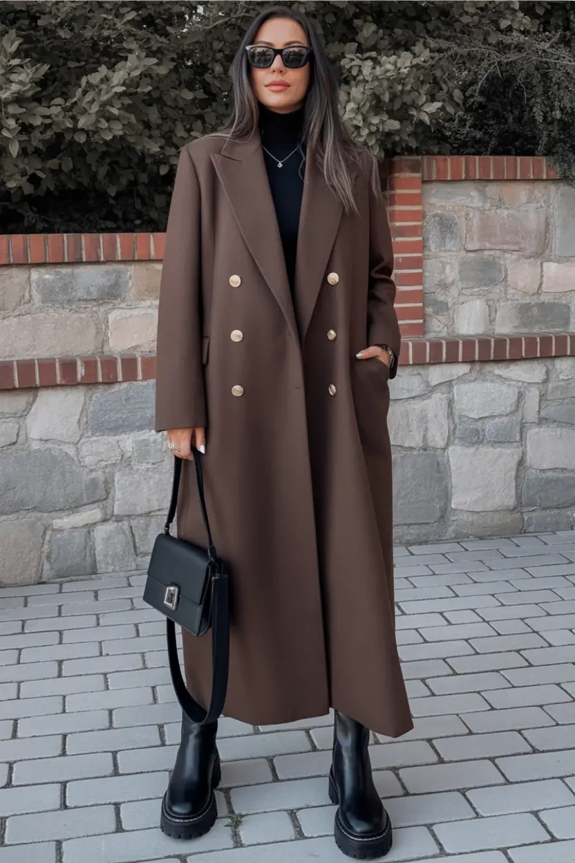 winter outfits cold Weather ideas 2025 / 2026 Dark Chocolate Tailoring