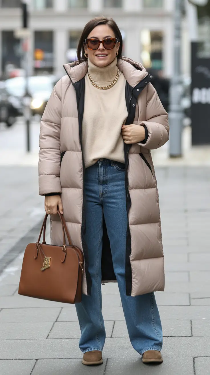 Winter Outfits Over 40 Style Guide 2025 - 2026 Practical Chic with Long Puffer