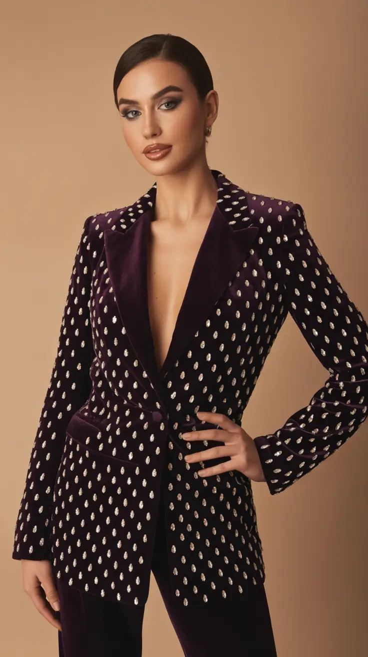 Best Christmas Outfit 2025 Velvet Plum Royalty